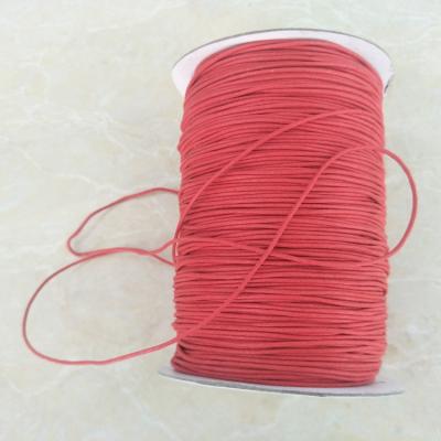 China High Tenacity 1mm 2mm Waxed Cotton Rope Macrame Rope Cotton Rope for sale