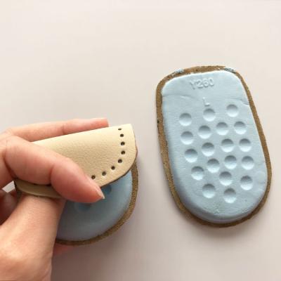 China Inside Shoe Heel Pads Silicone Gel Manufacturer Direct Selling Breathable Semi Insole Soft Silicone Insole Te koop