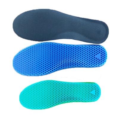 Cina Foot Shoe Cushion Tape Gel Insole Sales Support Tape Back Custom Insoles And Soft Memory Surface Fabric Insole Comfortable Sports Memory in vendita