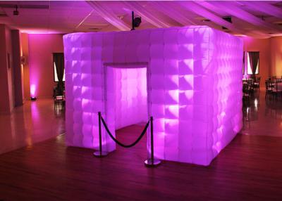 China Lighting Wedding Inflatable Photo Booth Enclosure Portable Props For Party for sale