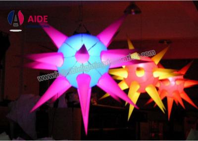 China 3D Colorful Inflatable LED Light , Concert Light Up Inflatables Multi Angle for sale