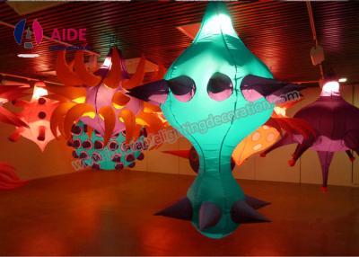 China Colorful Spider Star Inflatable Lighting Decoration Indoor Chidren Play  In Party for sale