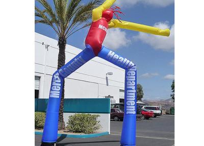 China Decorative Inflatable Air Dancer With Two Legs Funny Inflatable Wiggle Man for sale