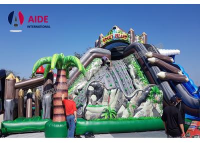 China Mountain Theme Inflatable Sport Equipment Summer Inflatable Amusement Park for sale