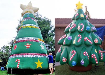 China Aufblasbarer Feiertags-Wohndekor-aufblasbarer Weihnachtsbaum für Feier zu verkaufen