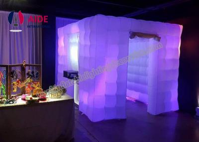 China Inflatable Wedding Decorations Inflatable Photo Booth LED Event Lighting for sale