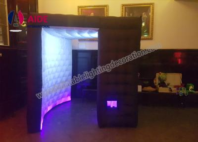 China Customized LED Inflatable Photo Booth Props Portable Spray Booth For Party for sale