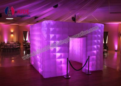 China Rentable Lighted Inflatable Photo Booth Enclosure Event Custom Made Inflatables for sale