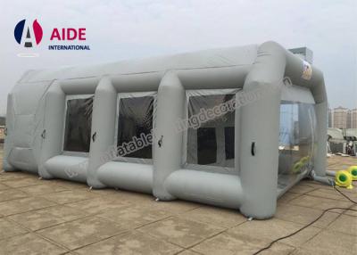 China Gray 8*5*3m Customized Portable Paint Booth Tent Car Paint For Promotion for sale