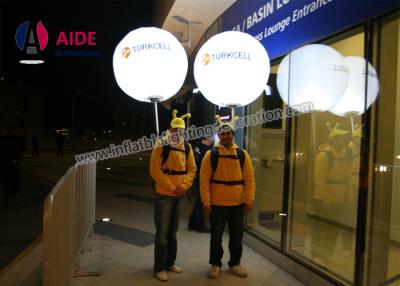 China Walk Backpack Balloon Inflatable Lighting Decoration For Outdoor Advertising for sale