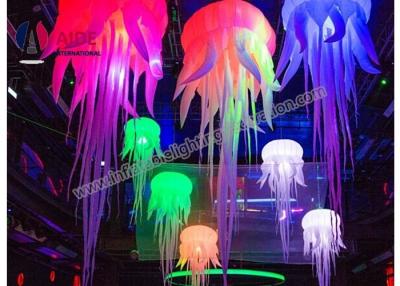 China Led Light Giant Inflatable Pots Party Decoration Hanging Decor For Party Event for sale