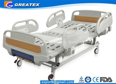 China Barandillas plegables manuales médicas inestables del ABS de la cama de hospital GT-BM5207 dos 2 funciones en venta