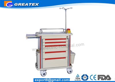 China Luxurious Emergency Hospital Equipment Medical Trolley Cart For Delivering Medicine for sale