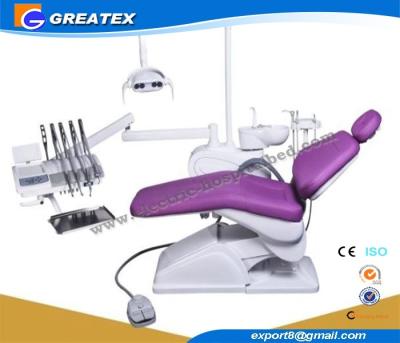 China Unidad dental de la silla del control informático completo con el espectador del LCD, silla paciente dental eléctrica en venta