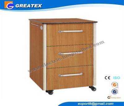 Chine Table de chevet en bois environnementale durable pour le lit d'hôpital, casiers patients de chevet à vendre