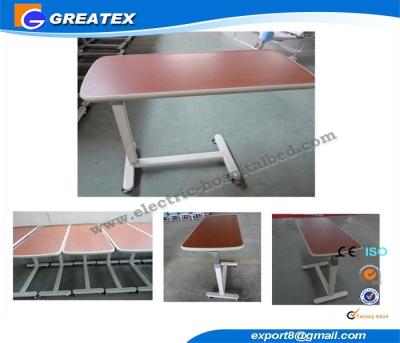 China CE and ISO Approved Hospital Furniture , Movable Dining medical overbed table / Tray for sale