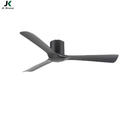 China ZS-52-22019BK 52inch 3 Blades Quiet and Comfortable ABS Ceiling Fan Outdoor Modern Decorative DC Ceiling Fan for sale