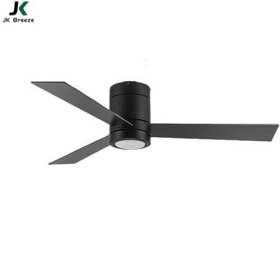 China With ZS-46-21001-BZ 46inch 3 Blades Plywood AC Motor Modern Ceiling Fans With Light Exterior For Bedroom Living Room Patio for sale