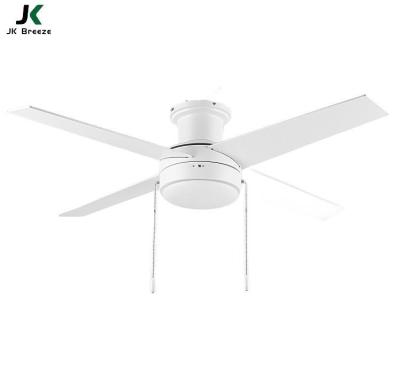 China ZS-52-22033WH 52inch Plywood BladeAc Light Modern 4 Being Led With Large Ceiling Fan Chandelier Ceiling Fan Light for sale