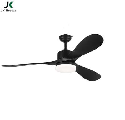 China With ZS-52-18018-LK-BZ 52inch ABS 3 blades light ceiling fans with led lights remote control ceiling fan with light and remote for sale