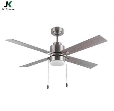 China With ZS-52-21029BN 52inch 4 Light Plywood Blade Large Ceiling FanHot Selling LED Fan Lights Ceiling for sale