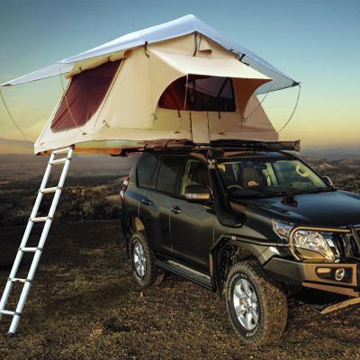 China Waterpoof Truck 4wd Roof Top Shell Soft Roof Outdoor Camping Car Top Tent for sale