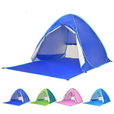 China Aldi Noise UV-Resistant Cheap Folding Portable Automatic Sun Shelter Beach Tent Big Shade for sale