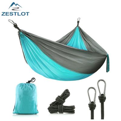 China Travel Folding Lightweight Rise Beach Swing Sleep Rope Camping Hammock for sale