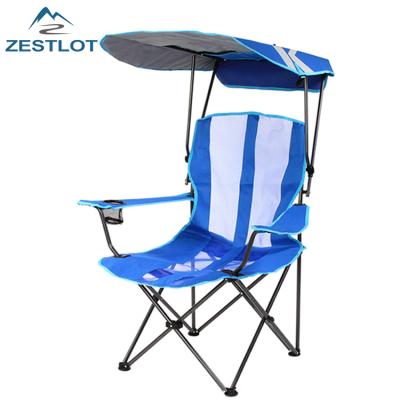 China Durable Camping Beach Fishing Cheap Folding Camping Chair With Canopy for sale