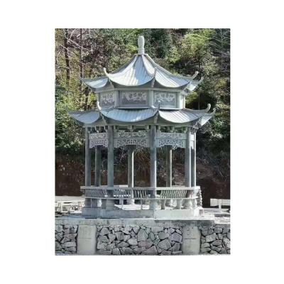 China Factory direct sale stone gazebo traditional garden gazebo decorative marble gazebo for sale