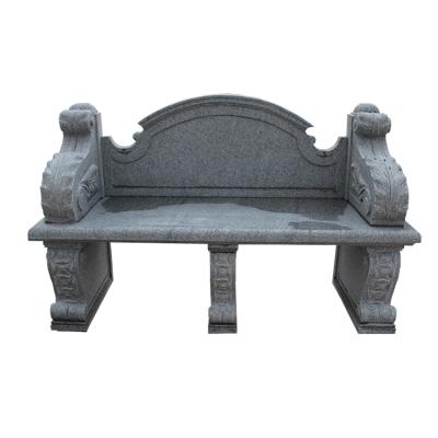 China Modern Cheap Hot Selling Natural Stone Carved Outdoor Stone Chair for sale