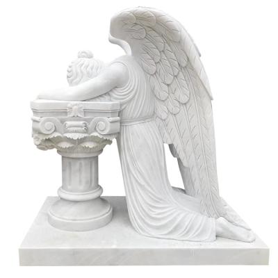 China Modern Manufacturers Produce New Low Price White Marble Headstone for sale