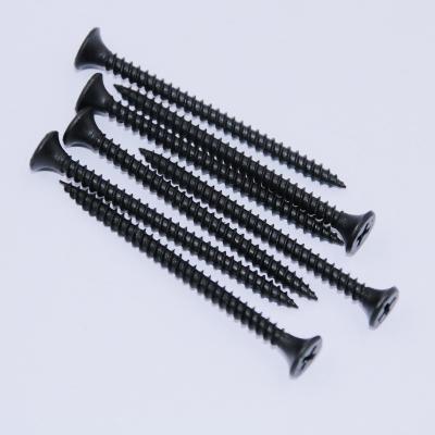 China Flat Cross Head Black Phosphor Drywall Flat Nails High Quality Factory Made for sale