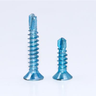 China Factory Cheap Flat Dovetail Screws Galvanized Countersunk Head Phillips Self Drilling Screws for sale