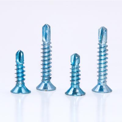 China Good Quality Round Flat Head Dovetail High Strength Cross Screw Galvanized Self Drilling Screw for sale