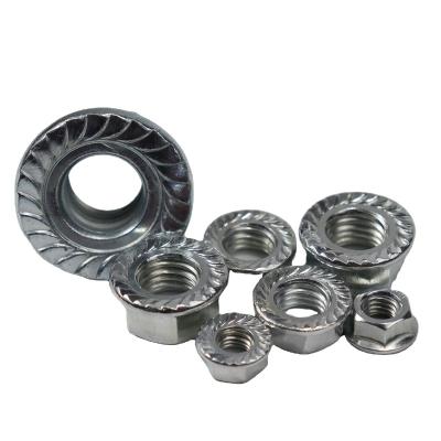 China Heavy Industry Super Quality Customized Stainless Steel Lock Hex Flange Nut for sale