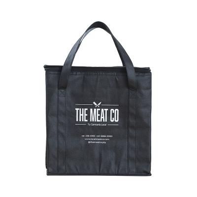 China Manufacturers Solid Promotional Coated Color Clothing Printed Advertising Fashion Three Dimensional Non Woven Reusable Shopping Bag for sale