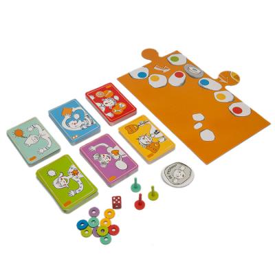 China Family Game/Wholesale Educational Travel Game Custom Design New Small Intelligence World Board Game For Kids for sale