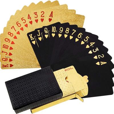 China Entertaiment Game Cards Hot Selling Custom Waterproof Poker Cards Plastic Playing Card Game Partypoker PVC for sale