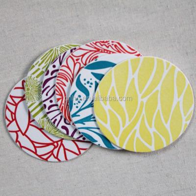 China Sustainable Custom Paper Letterpress Paper Coaster Beer Coaster for sale