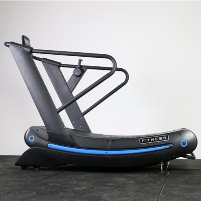 China Commercial and Home Manufacture Commercial Fitness Non-motorized Speed ​​Fitness Curved Treadmill for sale