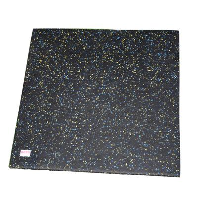 China Fitness Floor High Density With EPDM Dots Mat Crossfit Rubber Gym Flooring For Indoor for sale