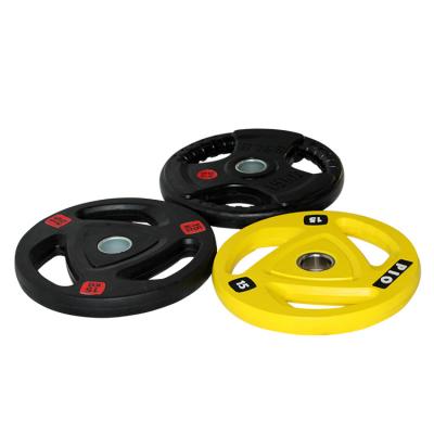 China Universal Wholesale Gym Weight Lifting Rubber Dish Plates for sale