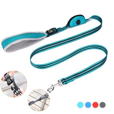 China Lead Thoughtful Nylon Detachable Long Puppy Dog Leash Rope Walking Accessories Pets Running Tracking Leashes Rope With Poop Bag for sale