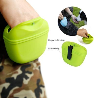 China Portable Viable Pet Training Dogs Treats Outdoor Snacks Bait Obedience Agility Feed Storage Silica Gel Pocket Dog Food Pocket Food Reward Waist Bags for sale