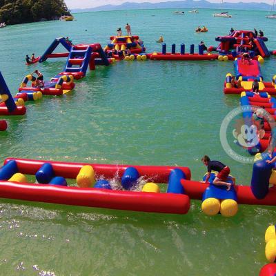 China Cheap Resort Inflatable Water Park Malaysia Inflatable Water Park Slid Inflatable Water Park With Slide for sale