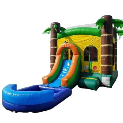 China Water Proof Inflatable Slide Jumper Inflatable Water Jumpers Swimming Pool Slide For Kids for sale