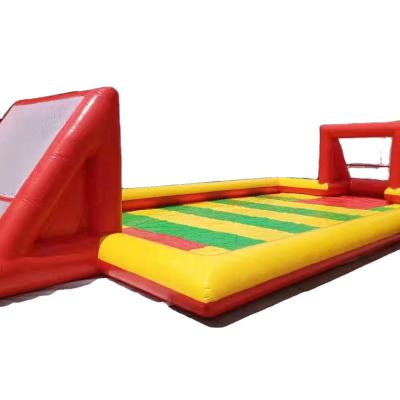 China Funny Inflatable Water Inflatable Soccer Field Playground Supplier Soap Inflatable Soccer Sporting Goods Soap Inflatable Footabll Field Court for sale