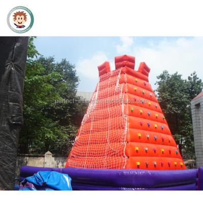 China Outdoor Sports Inflatable Climbing Wall Inflatable Fire Resistance Top Selling Sports Inflatable Climbing Wall for sale