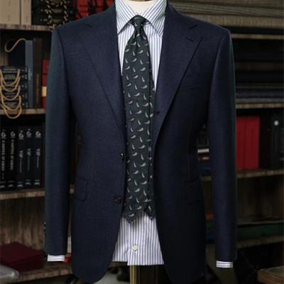 China Luxury High Quality Anti Shrink Bespoke Full Canvas Men Formal for sale